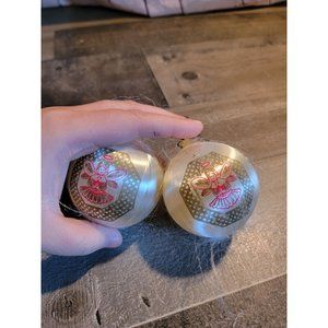 Satin white angel Heaven ball ornament xmas